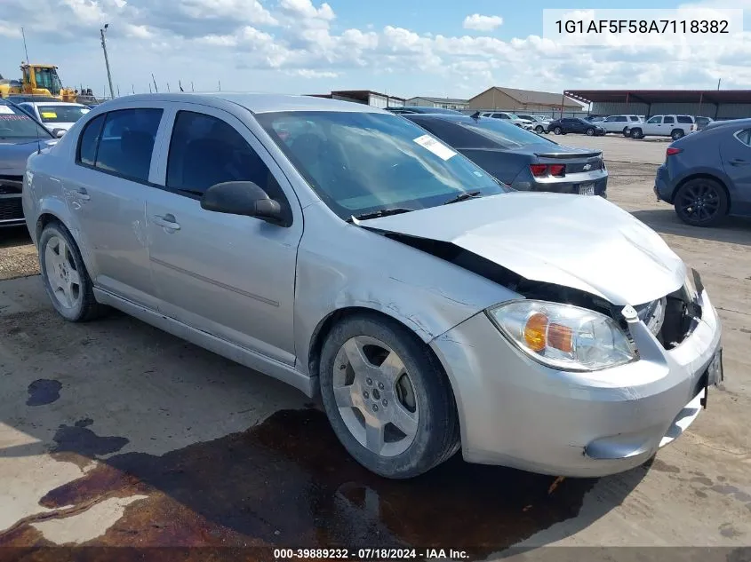 2010 Chevrolet Cobalt Lt VIN: 1G1AF5F58A7118382 Lot: 39889232