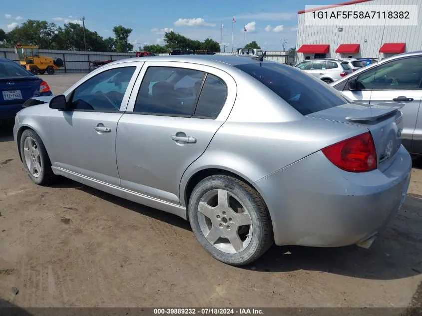 2010 Chevrolet Cobalt Lt VIN: 1G1AF5F58A7118382 Lot: 39889232