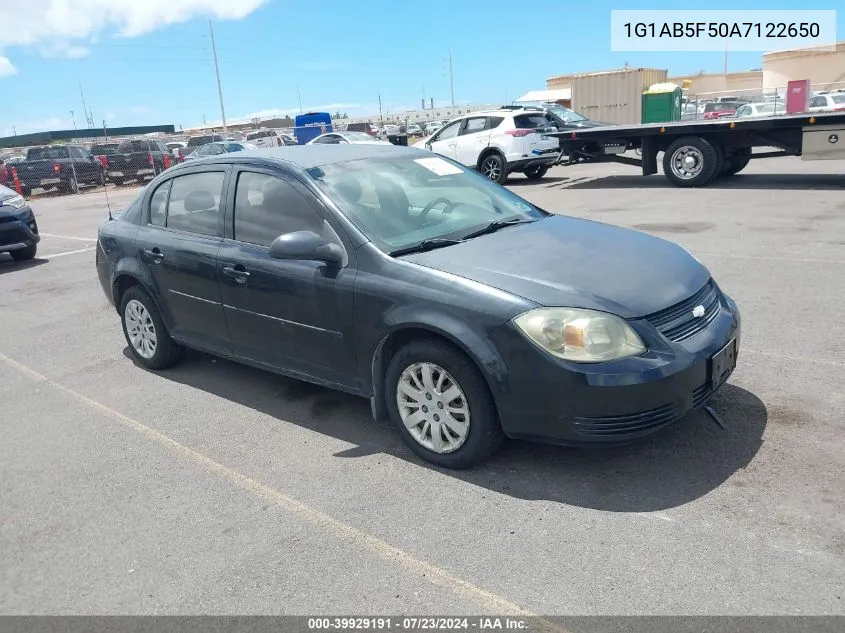 2010 Chevrolet Cobalt Ls VIN: 1G1AB5F50A7122650 Lot: 39929191