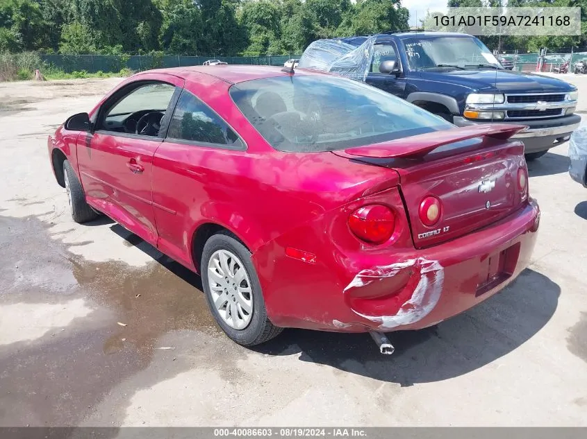 2010 Chevrolet Cobalt Lt VIN: 1G1AD1F59A7241168 Lot: 40086603