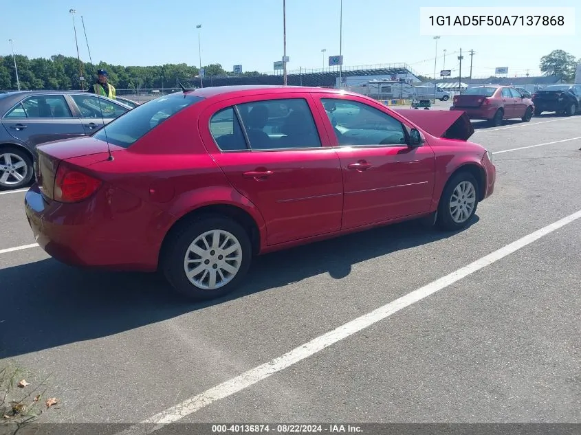 2010 Chevrolet Cobalt Lt VIN: 1G1AD5F50A7137868 Lot: 40136874