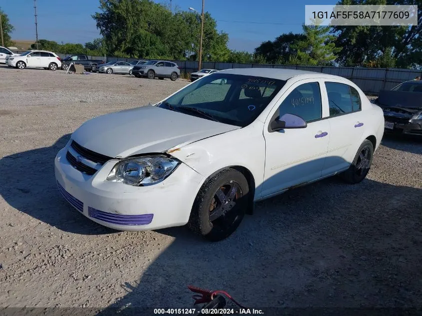 2010 Chevrolet Cobalt 2Lt VIN: 1G1AF5F58A7177609 Lot: 40151247