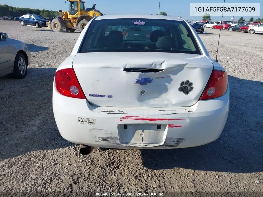 2010 Chevrolet Cobalt 2Lt VIN: 1G1AF5F58A7177609 Lot: 40151247