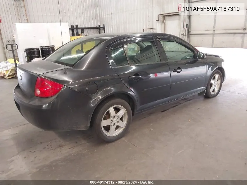 2010 Chevrolet Cobalt Lt VIN: 1G1AF5F59A7187310 Lot: 40174312