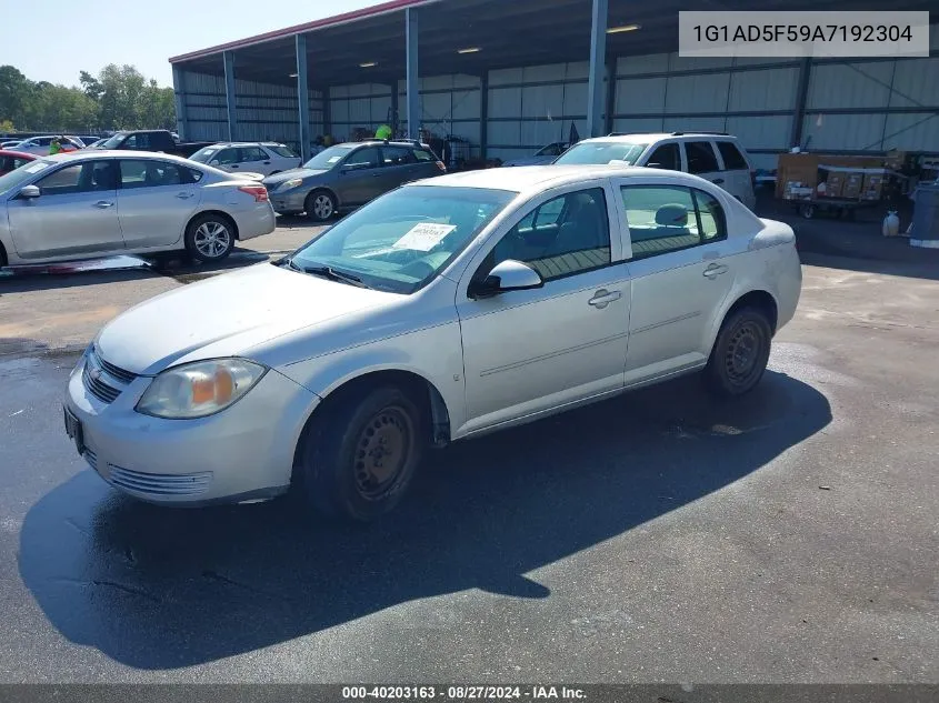 2010 Chevrolet Cobalt Lt VIN: 1G1AD5F59A7192304 Lot: 40203163