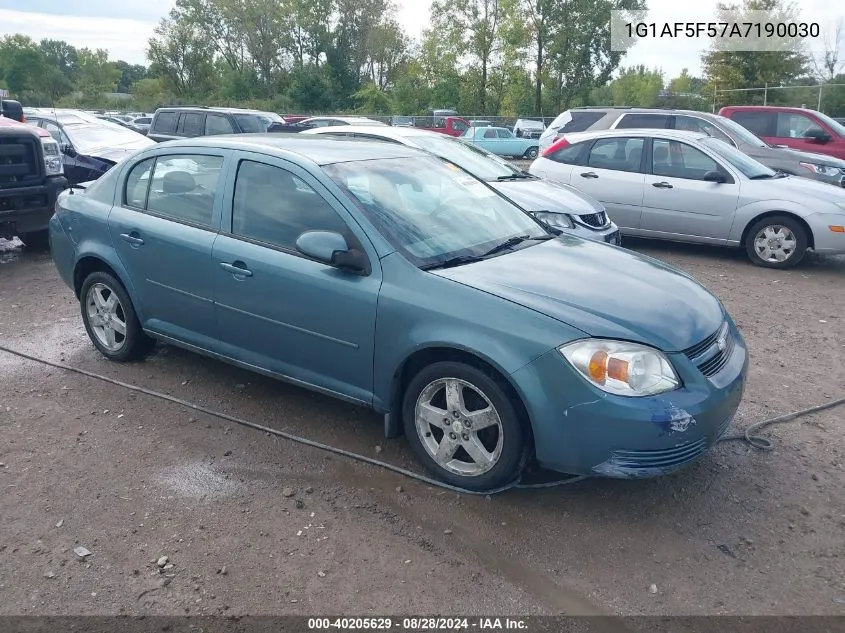 2010 Chevrolet Cobalt Lt VIN: 1G1AF5F57A7190030 Lot: 40205629