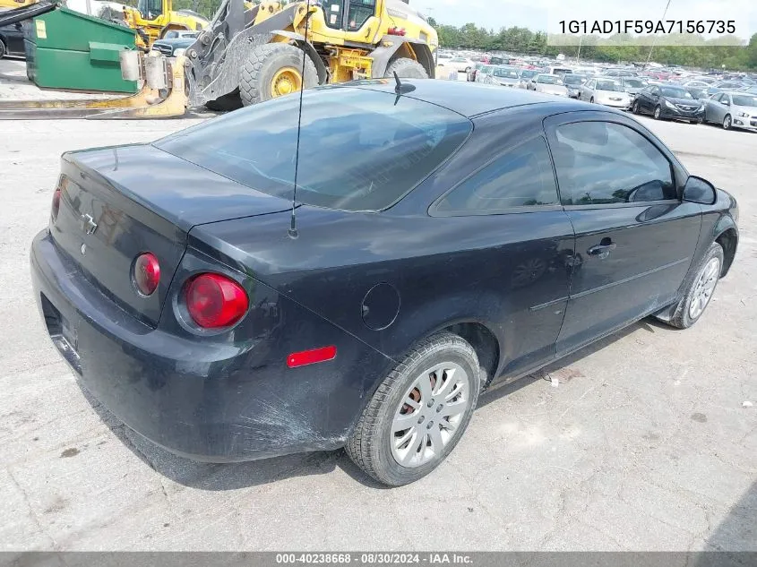 2010 Chevrolet Cobalt Lt VIN: 1G1AD1F59A7156735 Lot: 40238668