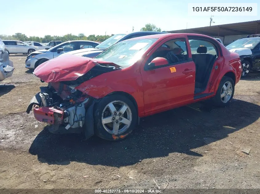 2010 Chevrolet Cobalt Lt VIN: 1G1AF5F50A7236149 Lot: 40252775