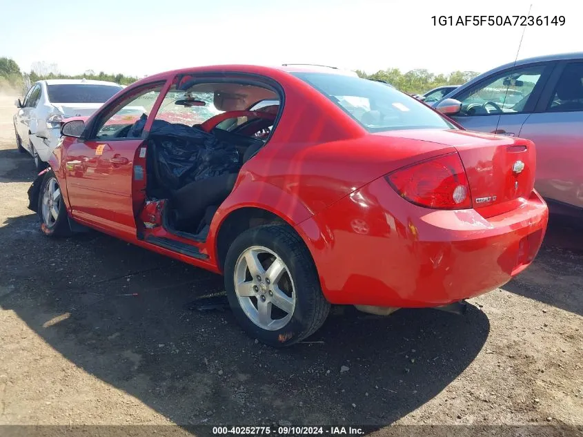 2010 Chevrolet Cobalt Lt VIN: 1G1AF5F50A7236149 Lot: 40252775