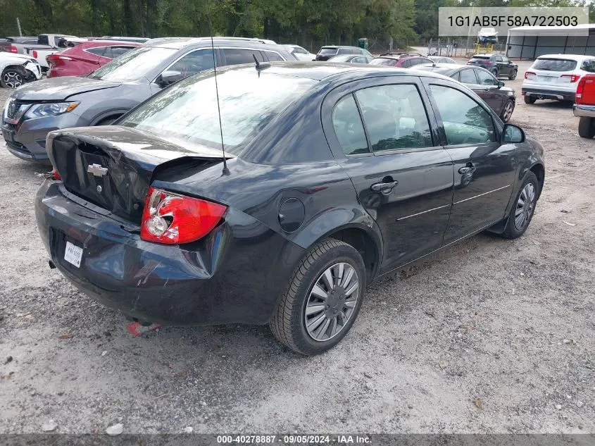 2010 Chevrolet Cobalt Ls VIN: 1G1AB5F58A722503 Lot: 40278887