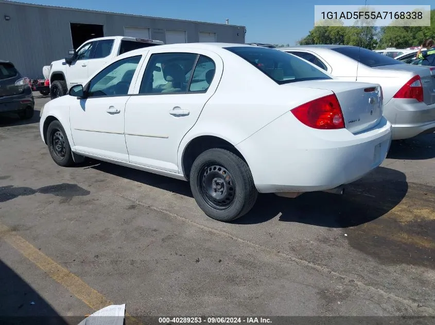 2010 Chevrolet Cobalt Lt VIN: 1G1AD5F55A7168338 Lot: 40289253