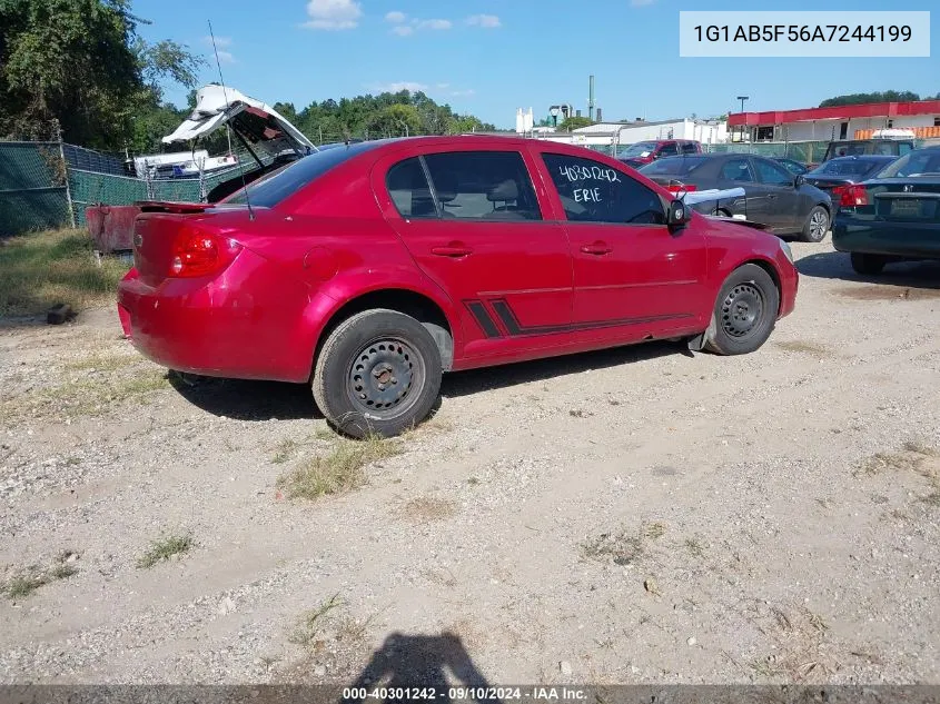 2010 Chevrolet Cobalt Ls VIN: 1G1AB5F56A7244199 Lot: 40301242