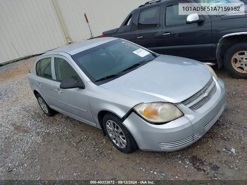 2010 Chevrolet Cobalt Lt VIN: 1G1AD5F51A7159152 Lot: 40333072