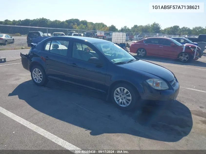 2010 Chevrolet Cobalt Ls VIN: 1G1AB5F57A7138621 Lot: 40355438