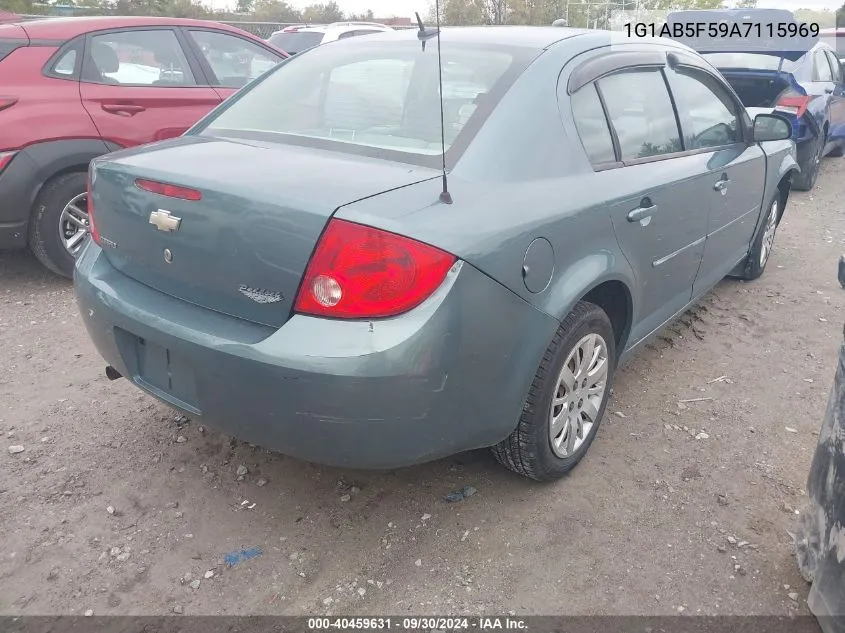 2010 Chevrolet Cobalt Ls VIN: 1G1AB5F59A7115969 Lot: 40459631