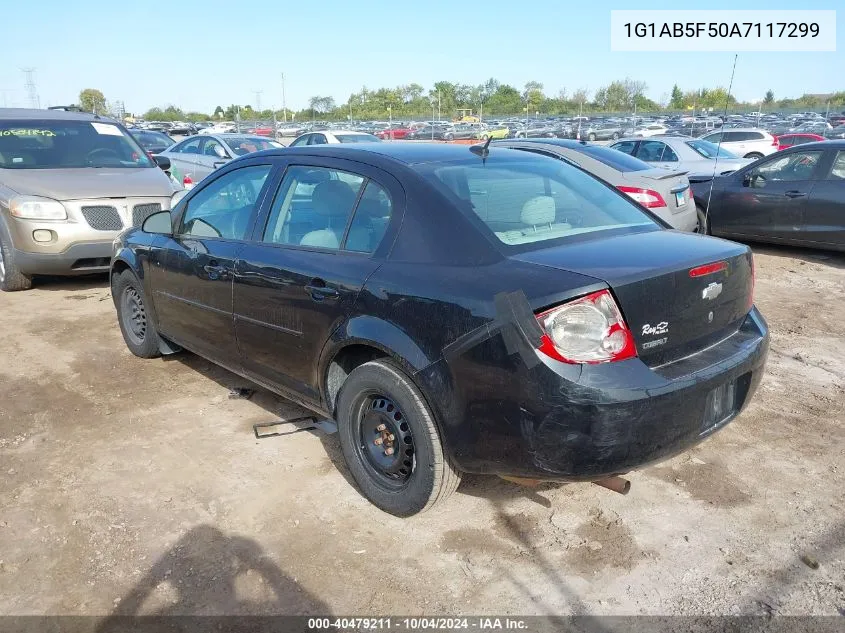 2010 Chevrolet Cobalt Ls VIN: 1G1AB5F50A7117299 Lot: 40479211