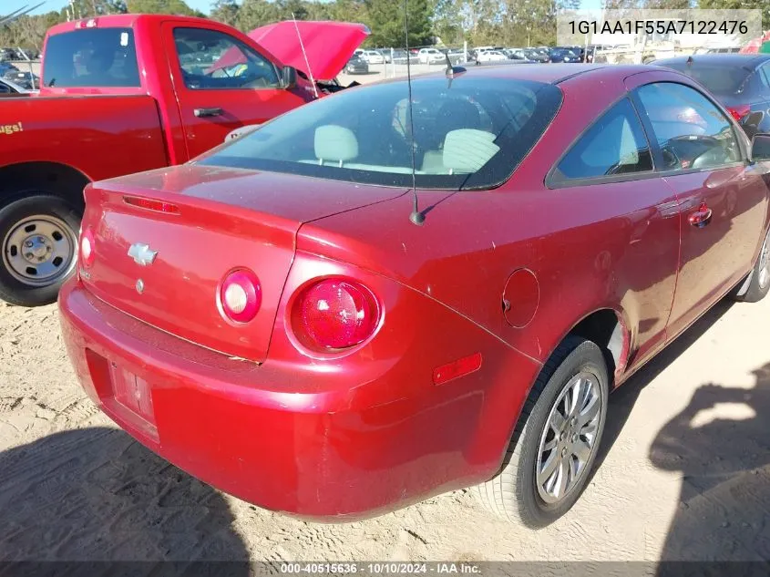 2010 Chevrolet Cobalt Ls VIN: 1G1AA1F55A7122476 Lot: 40515636