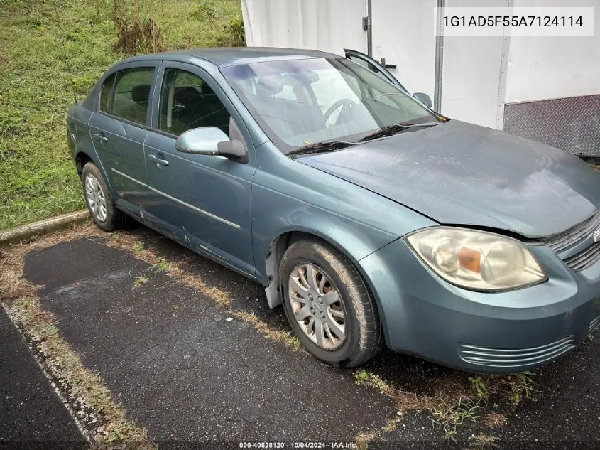 2010 Chevrolet Cobalt Lt VIN: 1G1AD5F55A7124114 Lot: 40528120