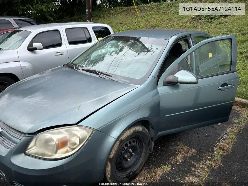 2010 Chevrolet Cobalt Lt VIN: 1G1AD5F55A7124114 Lot: 40528120