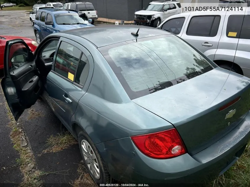 2010 Chevrolet Cobalt Lt VIN: 1G1AD5F55A7124114 Lot: 40528120