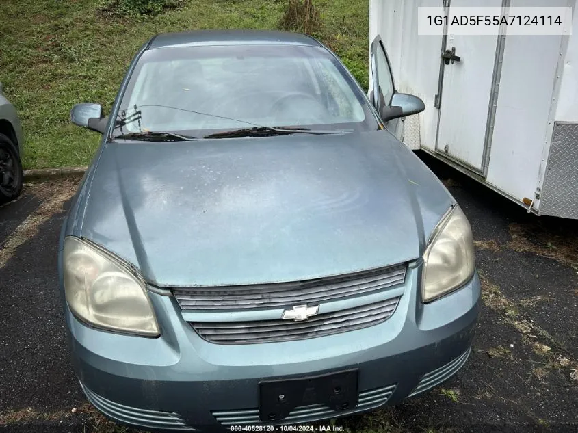 2010 Chevrolet Cobalt Lt VIN: 1G1AD5F55A7124114 Lot: 40528120