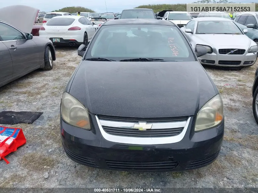 2010 Chevrolet Cobalt Ls VIN: 1G1AB1F58A7152553 Lot: 40531711