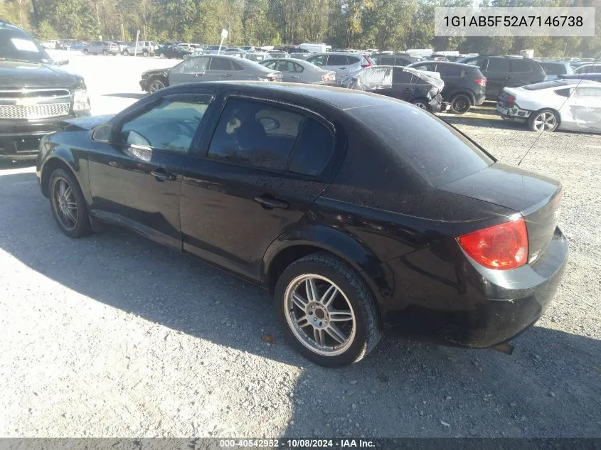 2010 Chevrolet Cobalt Ls VIN: 1G1AB5F52A7146738 Lot: 40542952