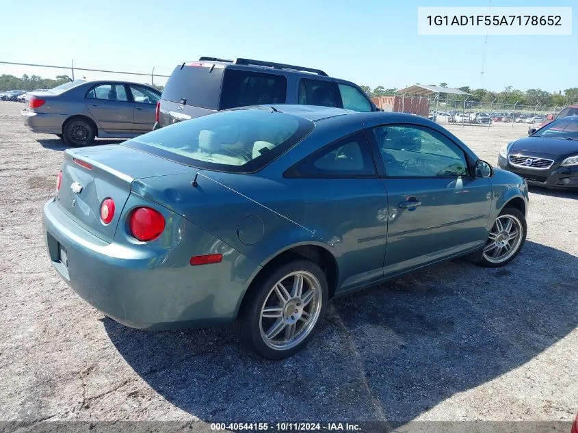 2010 Chevrolet Cobalt 1Lt VIN: 1G1AD1F55A7178652 Lot: 40544155