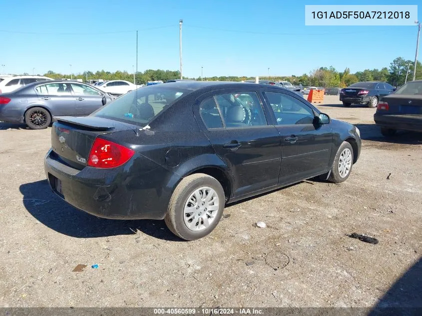 1G1AD5F50A7212018 2010 Chevrolet Cobalt Lt