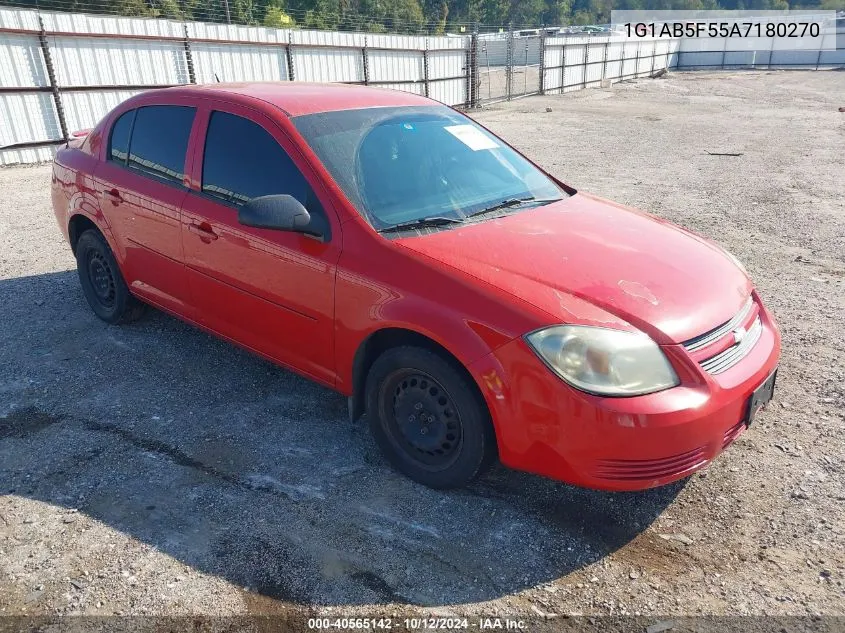 1G1AB5F55A7180270 2010 Chevrolet Cobalt Ls