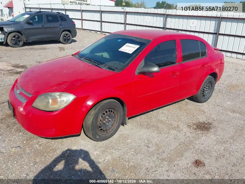 2010 Chevrolet Cobalt Ls VIN: 1G1AB5F55A7180270 Lot: 40565142