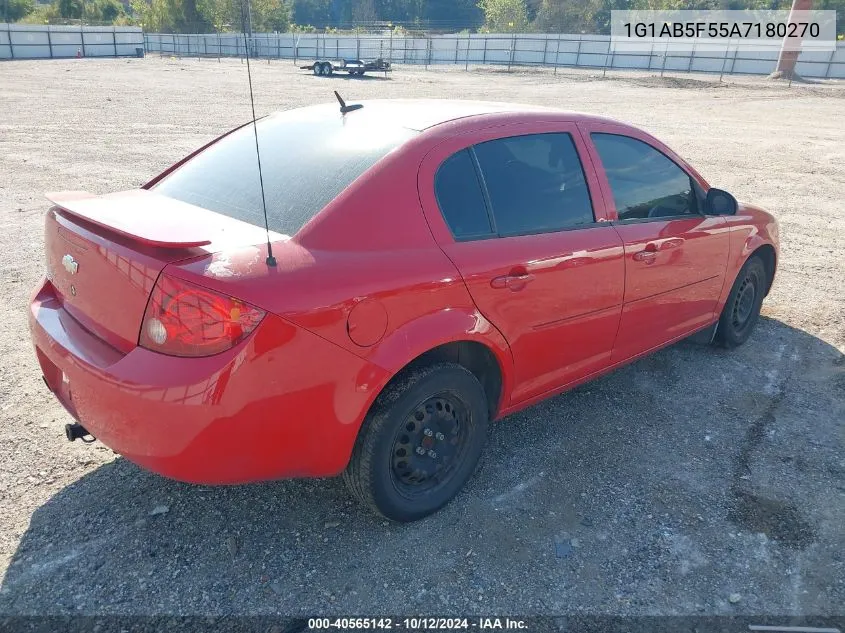 2010 Chevrolet Cobalt Ls VIN: 1G1AB5F55A7180270 Lot: 40565142