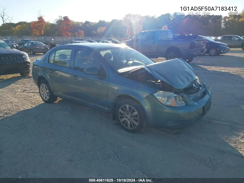 2010 Chevrolet Cobalt Lt VIN: 1G1AD5F50A7183412 Lot: 40611629