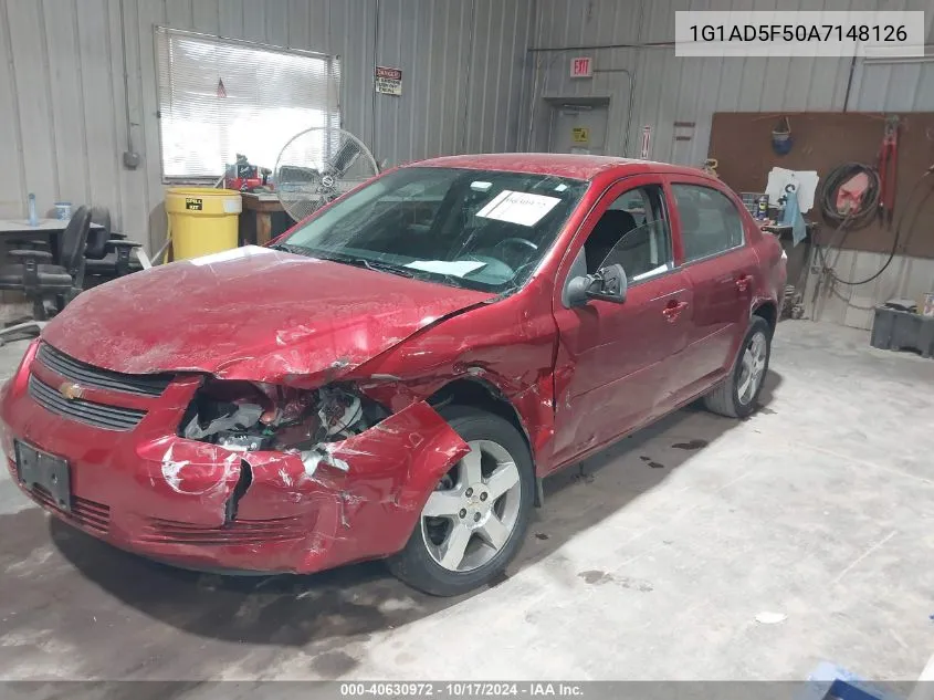 2010 Chevrolet Cobalt 1Lt VIN: 1G1AD5F50A7148126 Lot: 40630972