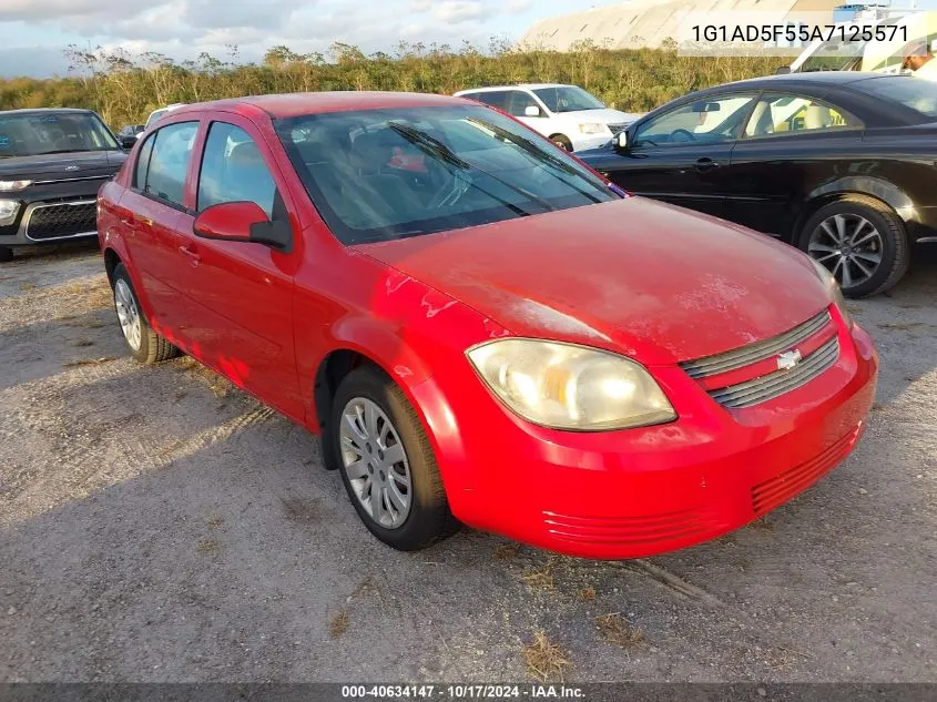 2010 Chevrolet Cobalt Lt VIN: 1G1AD5F55A7125571 Lot: 40634147