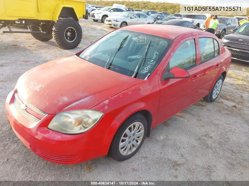 2010 Chevrolet Cobalt Lt VIN: 1G1AD5F55A7125571 Lot: 40634147