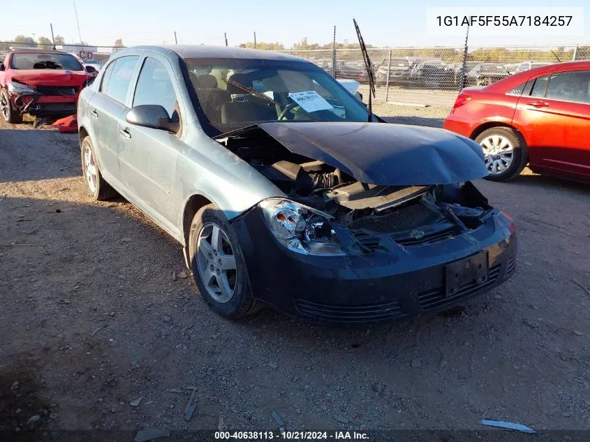 2010 Chevrolet Cobalt 2Lt VIN: 1G1AF5F55A7184257 Lot: 40638113