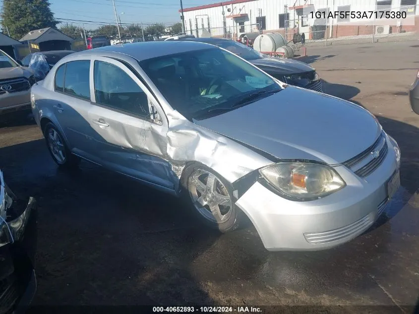 2010 Chevrolet Cobalt Lt VIN: 1G1AF5F53A7175380 Lot: 40652893