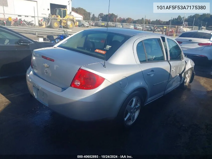 2010 Chevrolet Cobalt Lt VIN: 1G1AF5F53A7175380 Lot: 40652893