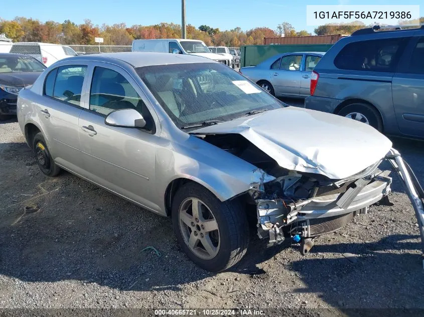 2010 Chevrolet Cobalt Lt VIN: 1G1AF5F56A7219386 Lot: 40665721