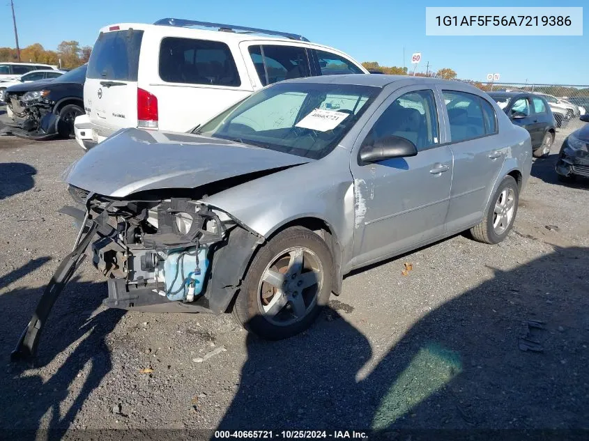 2010 Chevrolet Cobalt Lt VIN: 1G1AF5F56A7219386 Lot: 40665721