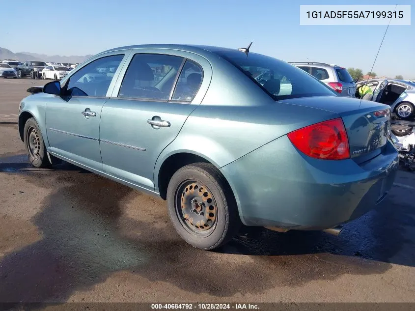 2010 Chevrolet Cobalt Lt VIN: 1G1AD5F55A7199315 Lot: 40684792