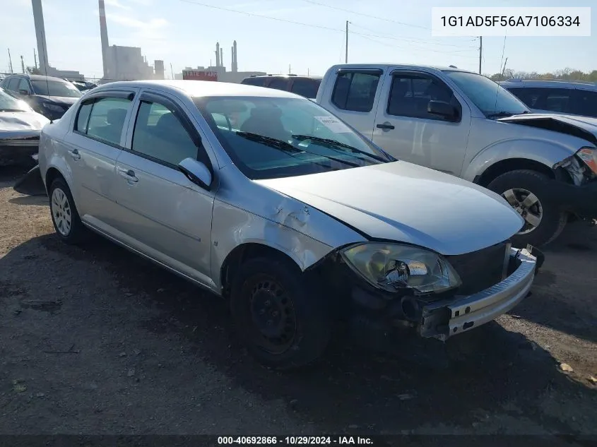 2010 Chevrolet Cobalt Lt VIN: 1G1AD5F56A7106334 Lot: 40692866