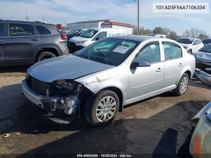 2010 Chevrolet Cobalt Lt VIN: 1G1AD5F56A7106334 Lot: 40692866