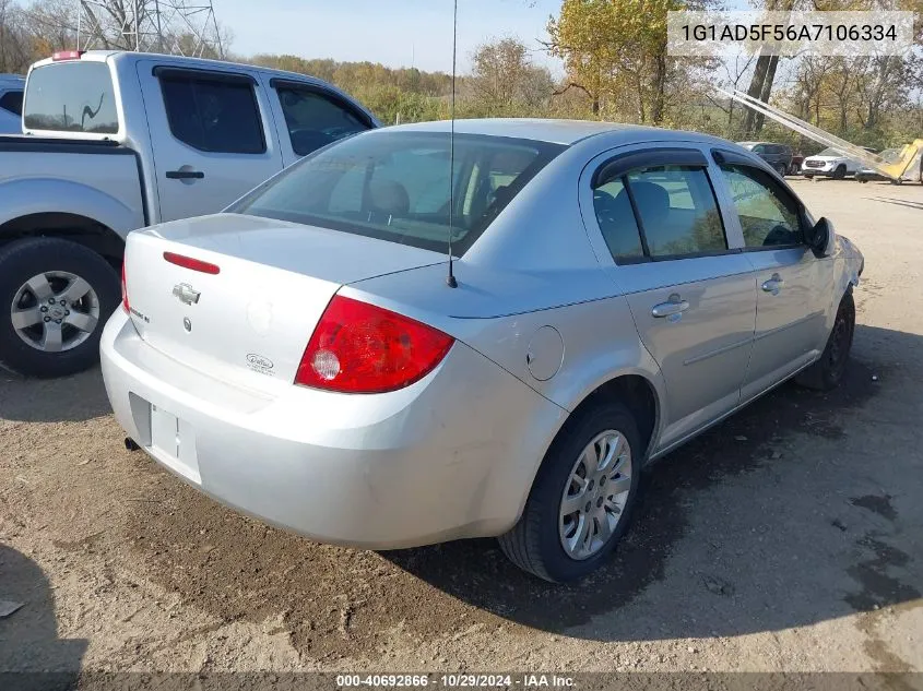 2010 Chevrolet Cobalt Lt VIN: 1G1AD5F56A7106334 Lot: 40692866