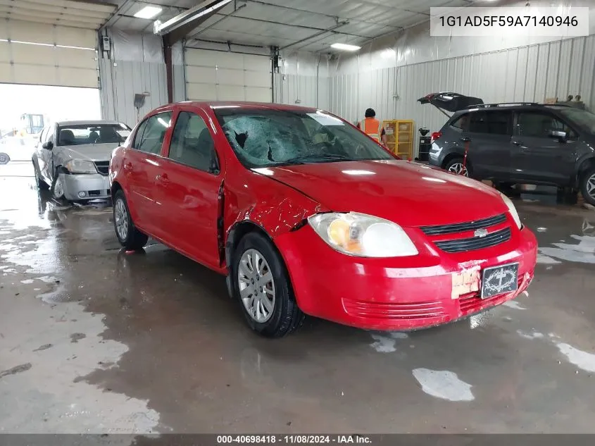 2010 Chevrolet Cobalt Lt VIN: 1G1AD5F59A7140946 Lot: 40698418