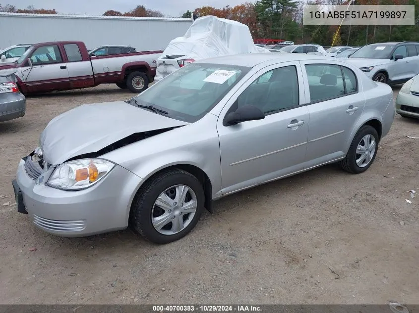 2010 Chevrolet Cobalt Ls VIN: 1G1AB5F51A7199897 Lot: 40700383