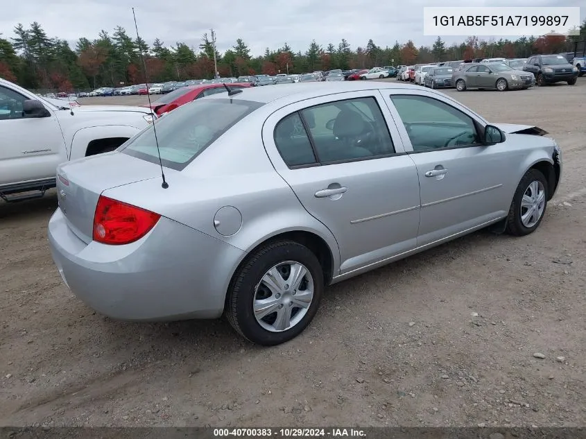 2010 Chevrolet Cobalt Ls VIN: 1G1AB5F51A7199897 Lot: 40700383