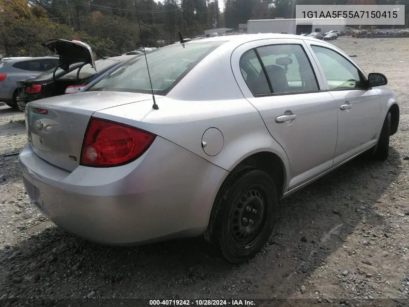 2010 Chevrolet Cobalt Ls VIN: 1G1AA5F55A7150415 Lot: 40719242