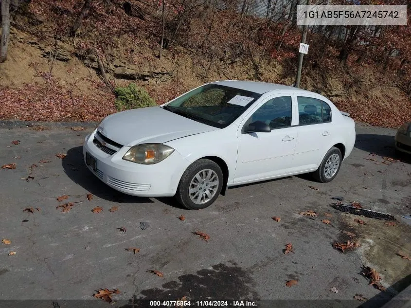 2010 Chevrolet Cobalt Ls VIN: 1G1AB5F56A7245742 Lot: 40775854